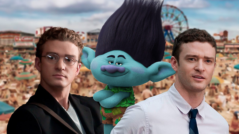 Three Justin Timberlake characters posing