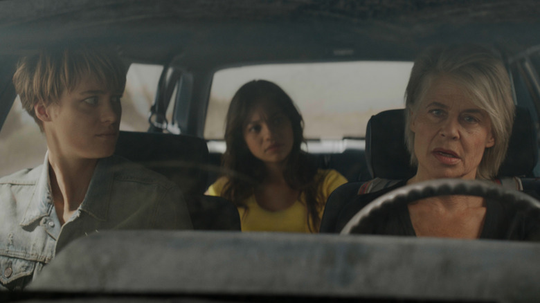 Sarah Connor driving