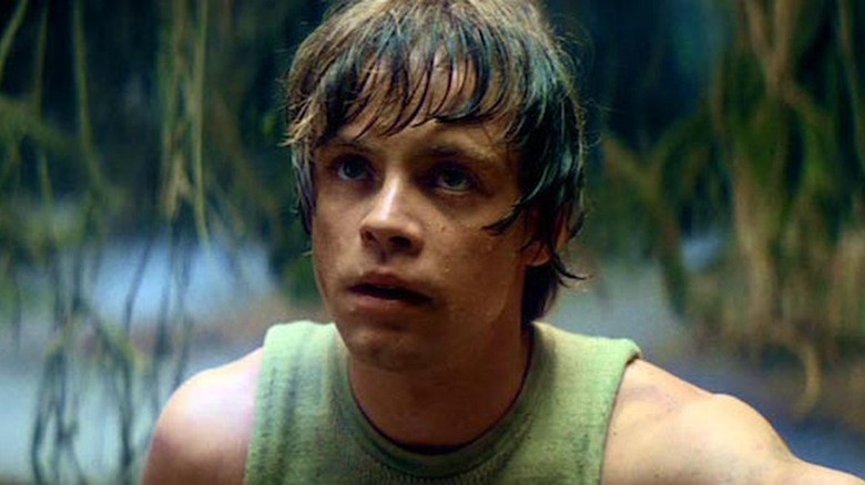 Luke Skywalker looks up