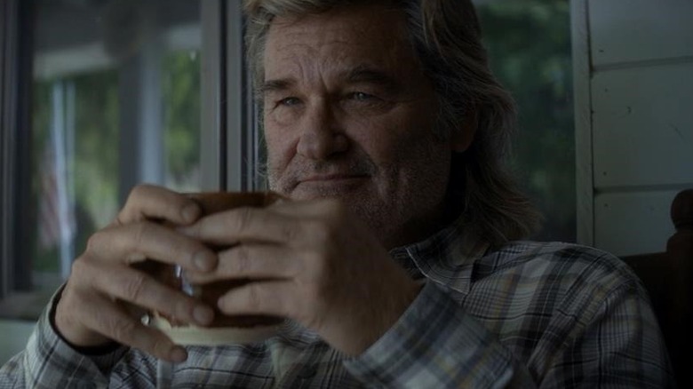 Duran Sr. sips coffee