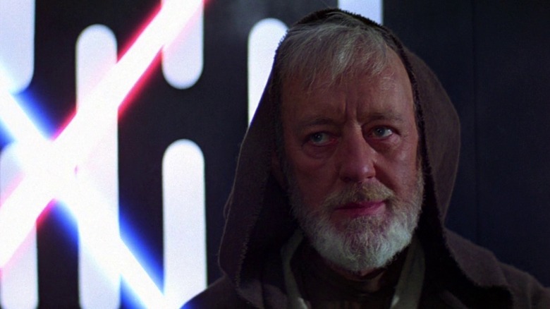 The first lightsaber duel