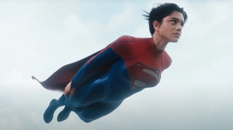 Sasha Calle's Supergirl zooming off to save the day in "The Flash"