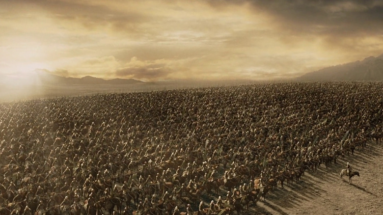 The charge of the Rohirrim in The Return of the King