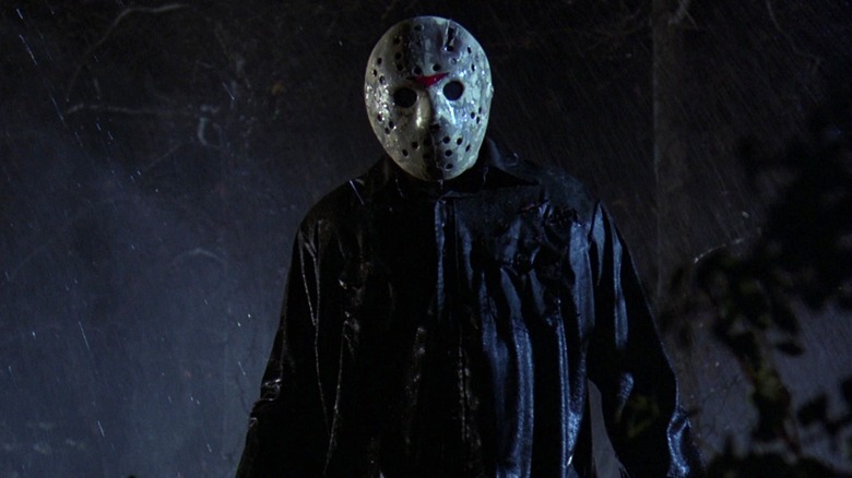 Jason Voorhees in rain