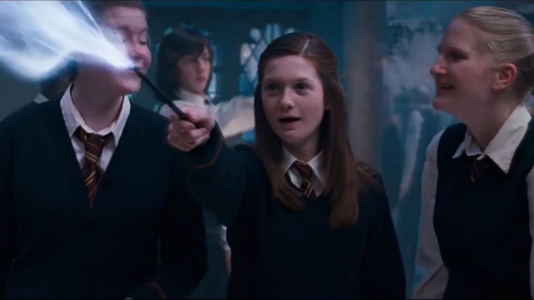Ginny masters the Patronus spell