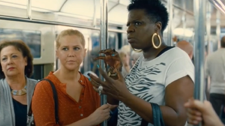 Amy Schumer and Leslie Jones discussing