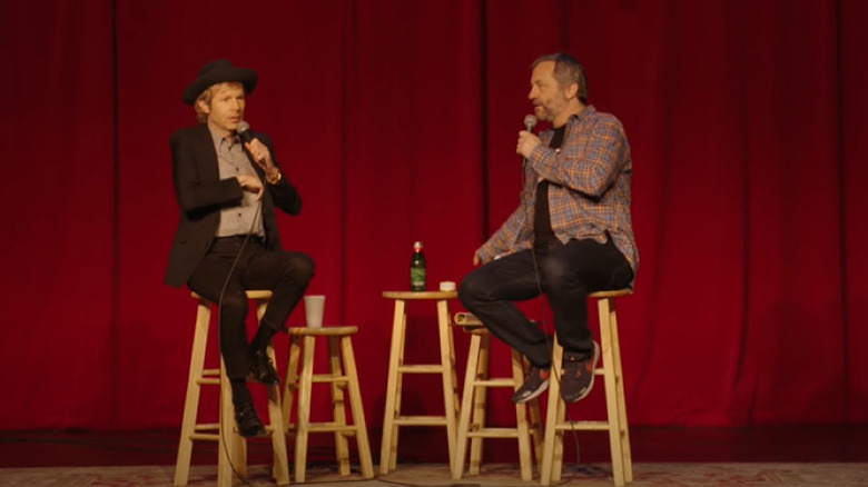 Beck and Judd Apatow speaking