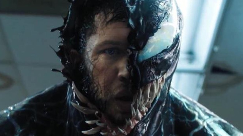 Venom with a half face