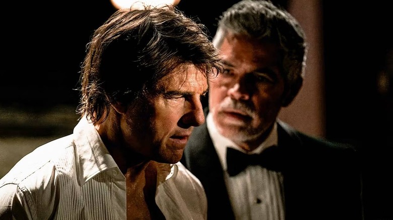 Gabriel confronting Ethan in Mission: Impossible - The Final Reckoning  (2025)