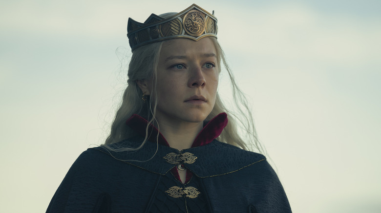 Rhaenyra wearing crown