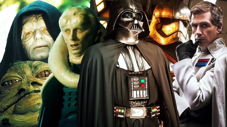 A composite of various Star Wars villains
