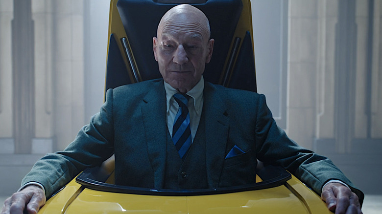 Professor X on the Illuminati council in "Doctor Strange in the Multiverse of Madness" (2022)