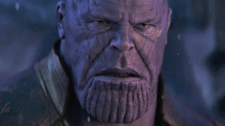 Thanos glaring