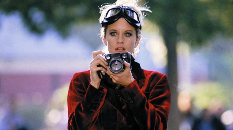 Maggie pausing while photographing