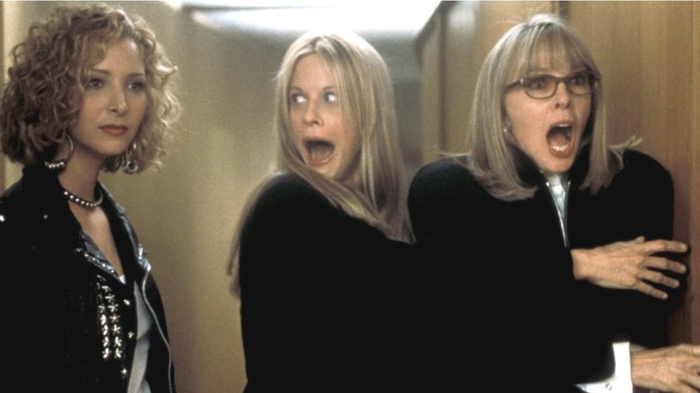 Maddy, Eve and Georgia screaming