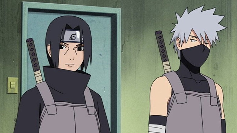 Naruto young Kakashi and Itachi