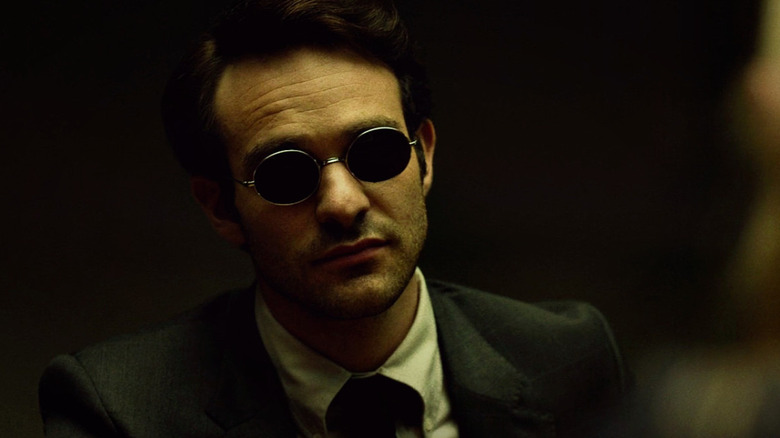 Matt Murdock looks serious in Daredevil