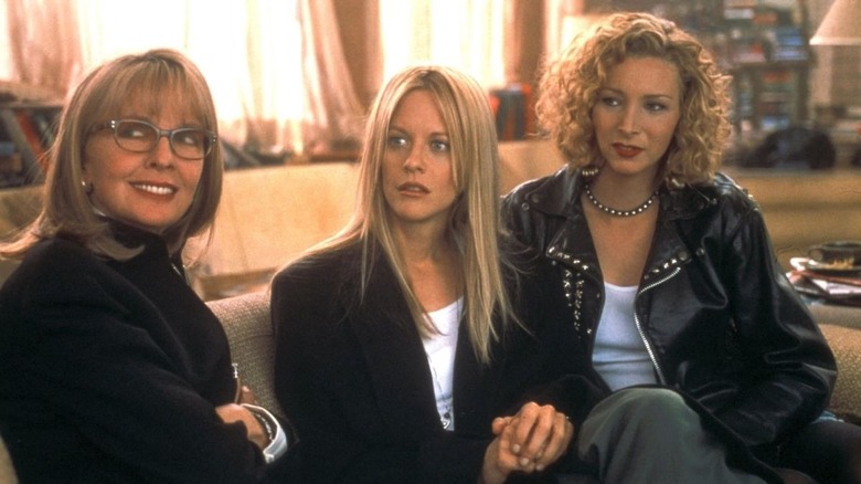 Diane Keaton with Meg Ryan and Lisa Kurdrow