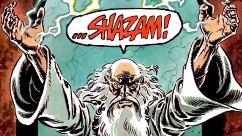 Wizard Shazam conjuring