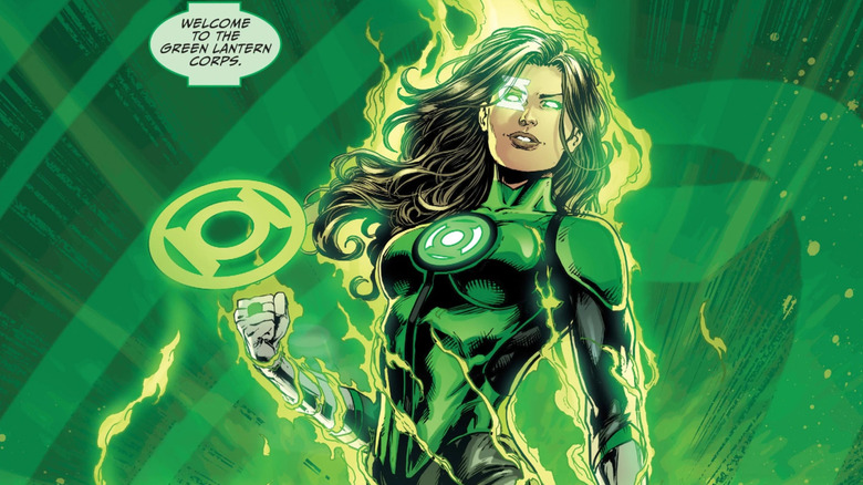 Cruz activating power ring aboard spaceship