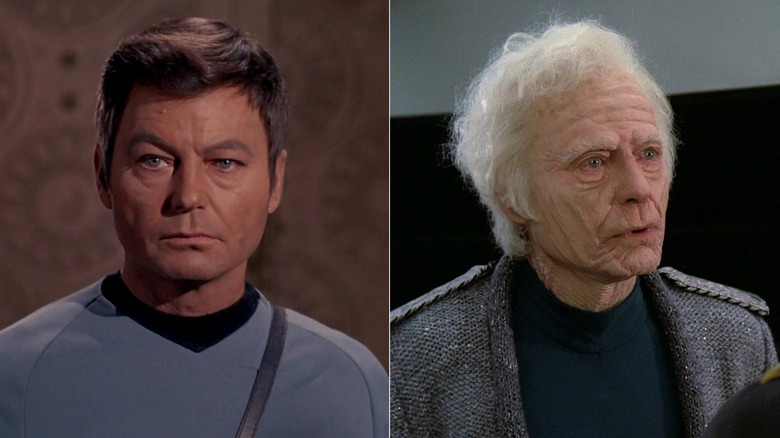 Dr. Leonard McCoy in "Star Trek" and in "Star Trek: The Next Generation"