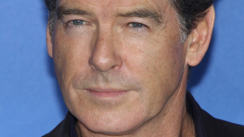 Pierce Brosnan smiling