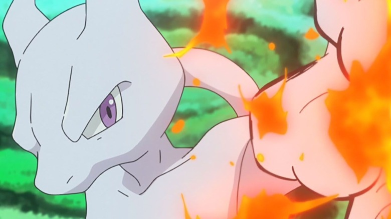 mewtwoo fire blast from the anime
