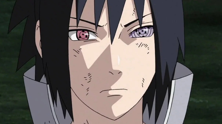 Sasuke looks determined