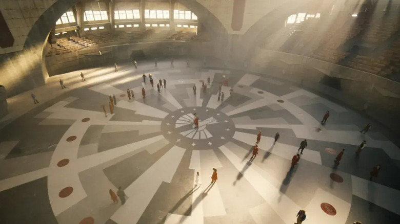 The 10th Hunger Games arena in The Hunger Games: The Ballad of Songbirds and Snakes