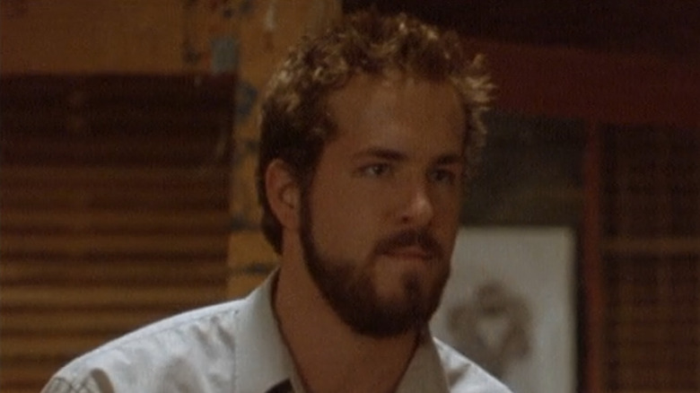 Ryan Reynolds looking angry