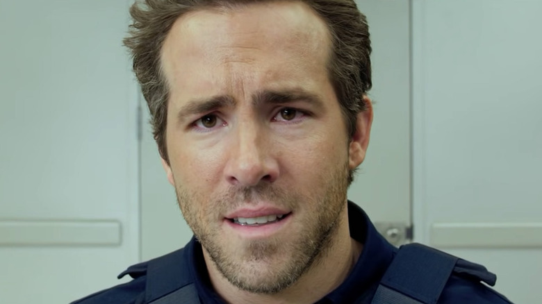 Ryan Reynolds looks stressed