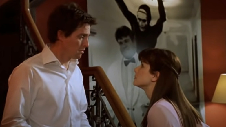 Lucy Kelson looking at George Wade