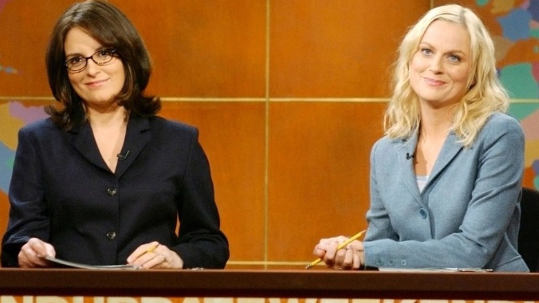 Tina Fey and Amy Poehler host Weekend Update