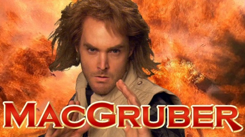 Will Forte poses as MacGruber