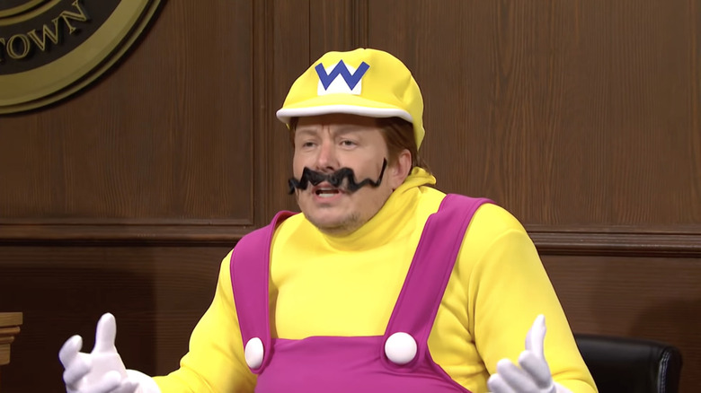 Elon Musk grimaces as Wario