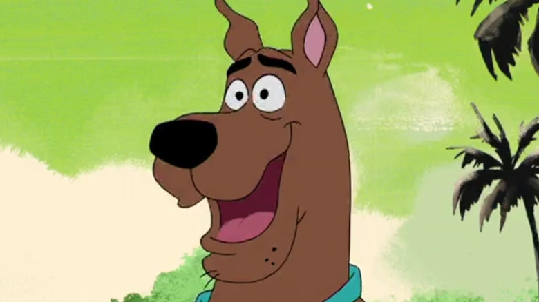 Scooby-Doo's ears perk up