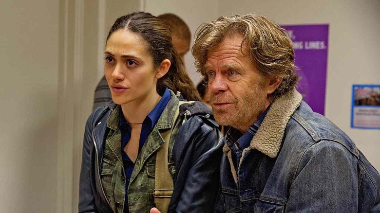 Emmy Rossum and William H. Macy in Shameless