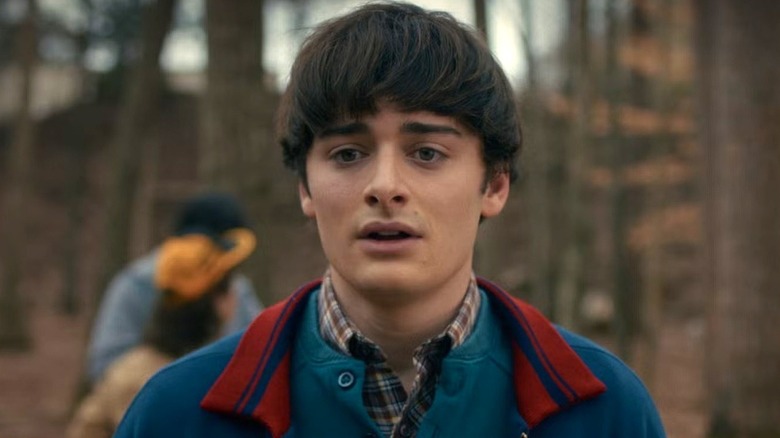 Will Byers looking concerned on 