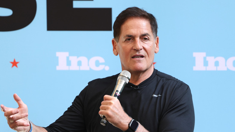 Mark Cuban speaking at an event