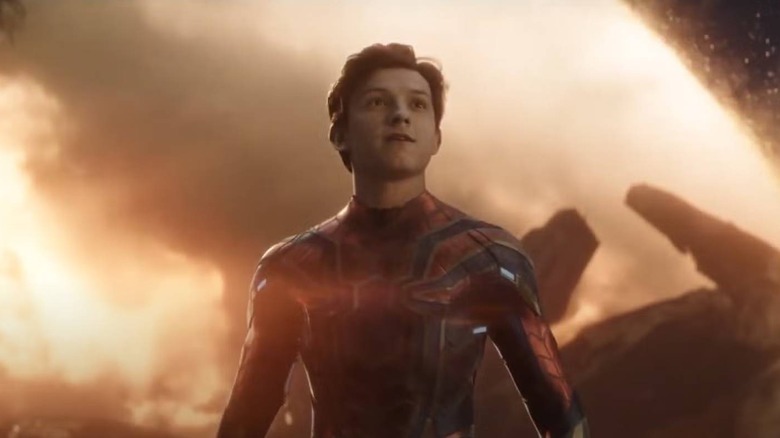 Peter Parker emerging from a portal in "Avengers: Endgame" (2019)