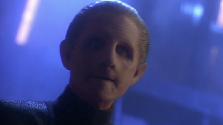 Mirror Odo glares in Star Trek: Deep Space Nine