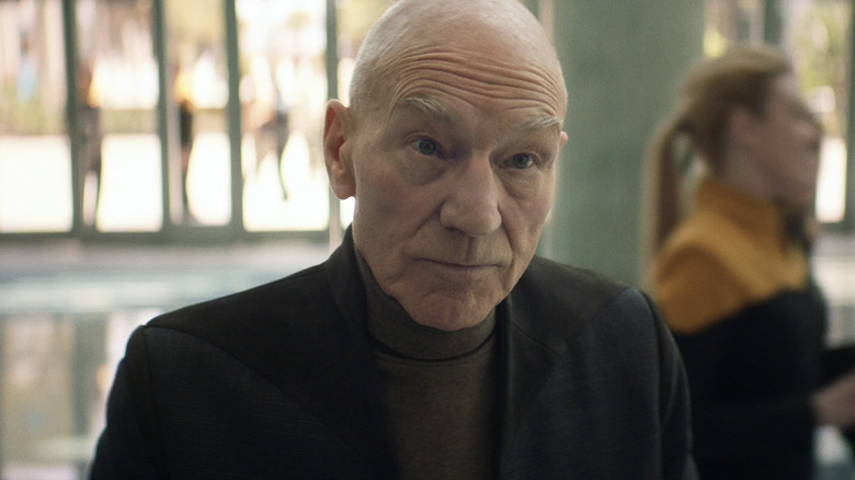 Picard looks surprised in Star Trek: Picard
