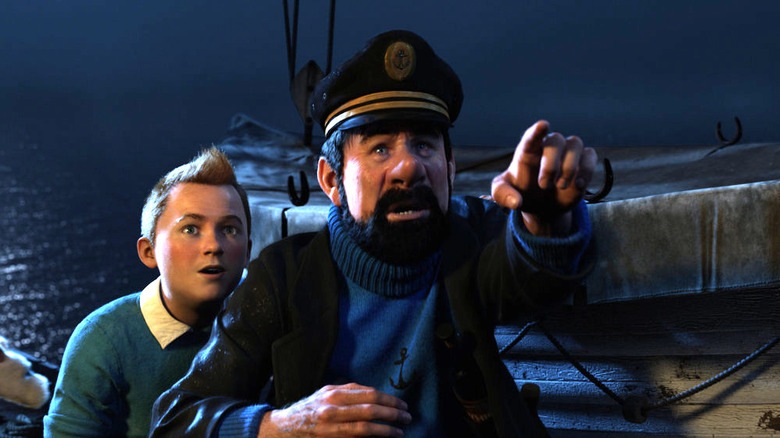 Captain Haddock Pointing