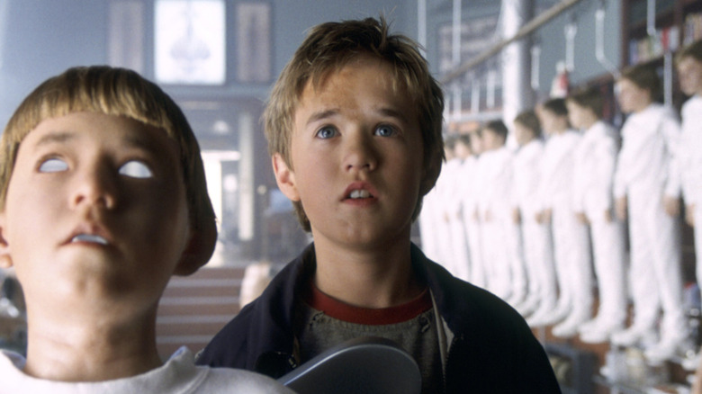 David in the robot factory in "A.I. Artificial Intelligence" (2001)