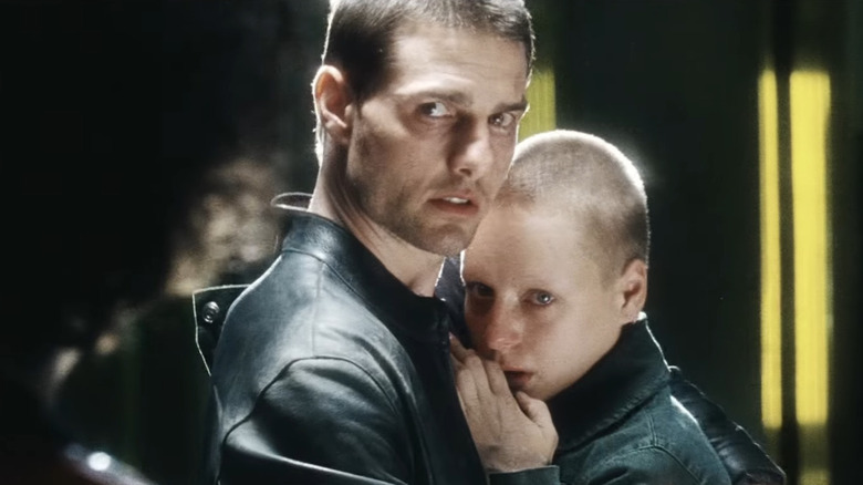 John Anderton hugging Agatha in "Minority Report" (2002)