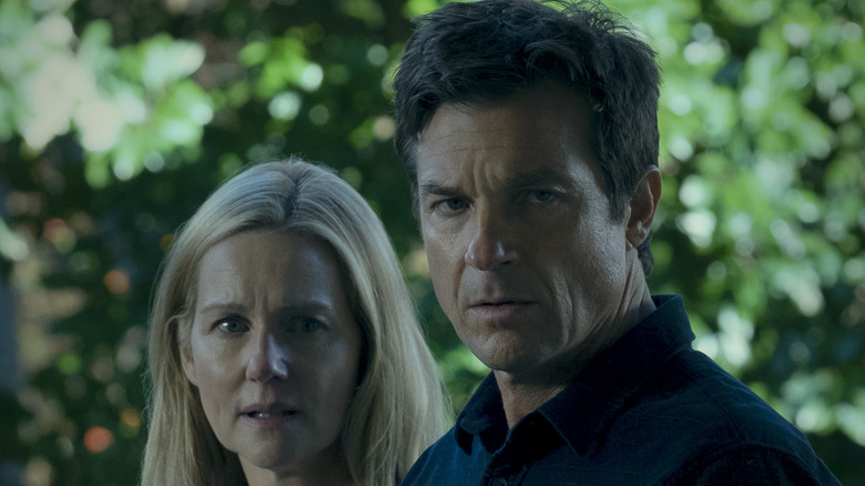 Jason Bateman Laura Linney look scared Netflix Ozark