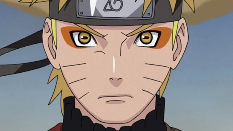 Naruto stares intensely