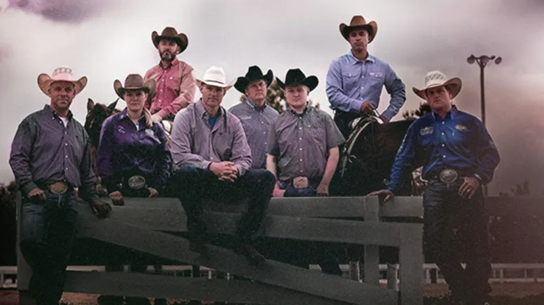 The cast of Season 1 of "The Last Cowboy" poses