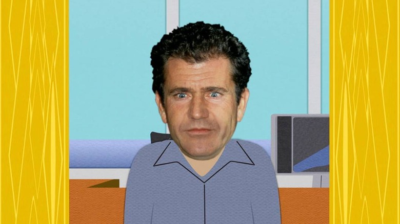 Mel Gibson going crazy in South Park
