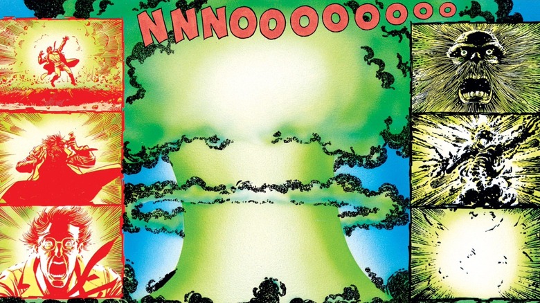 Hulk and nuclear explosion